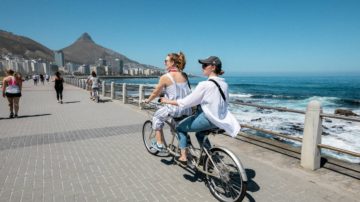 Faire du vélo à Sea Point Cape Town