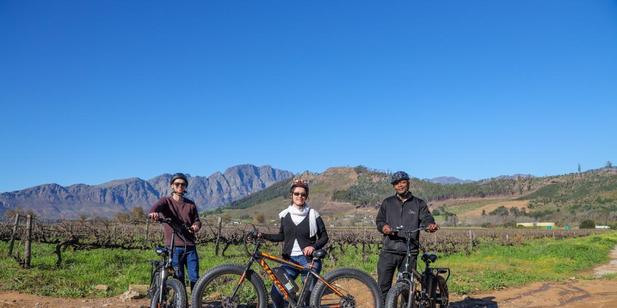 E-Bike Cape Winelands Tour Demi-journée